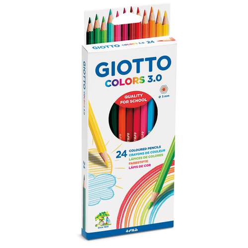Etui crayons de couleur Giotto Colors 3.0 