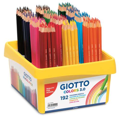 Schoolpack crayons de couleur Giotto Colors 3.0 