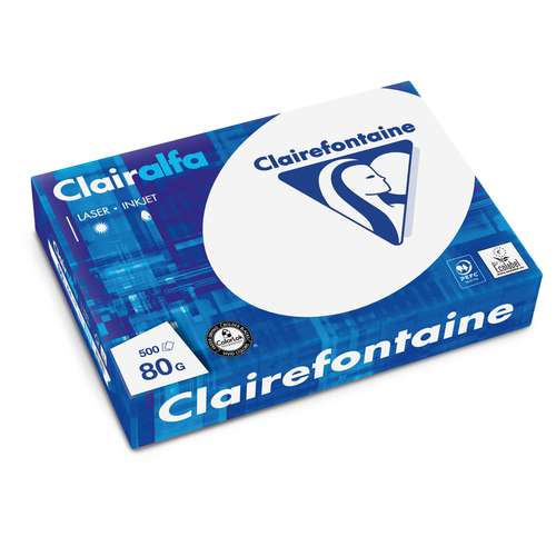 Clairalfa® Clairefontaine pour imprimante Laser et Jet d'encre 
