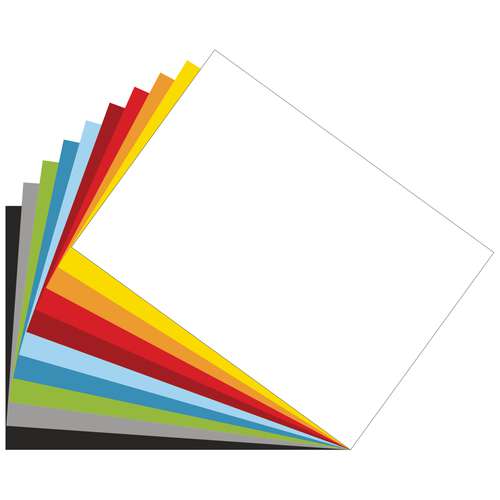 Lot de 100 feuilles de papier de couleurs Gerstaecker 
