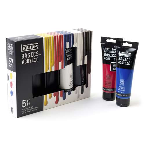 Coffret de 48 couleurs de peinture acrylique Liquitex Basics.  Le Géant  des Beaux-Arts - N°1 de la vente en ligne de matériels pour Artistes