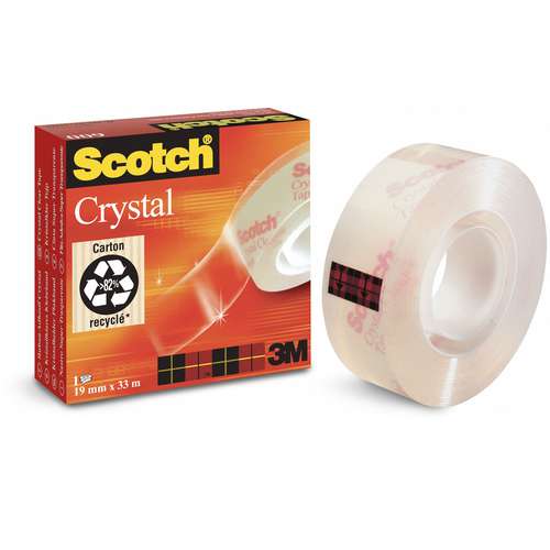 Lot de 11 + 3 rouleaux Crystal Clear 600 Scotch 