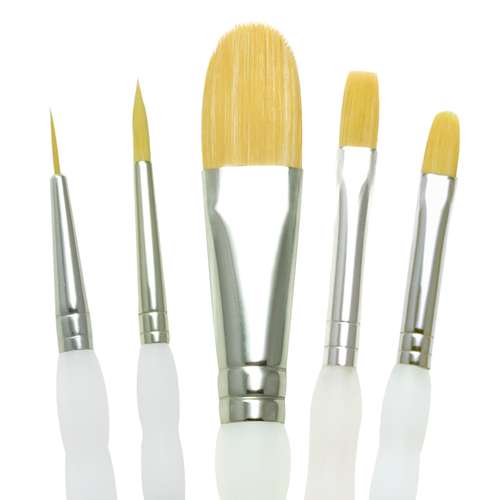 Set A de 5 pinceaux Soft Grip Royal & Langnickel 