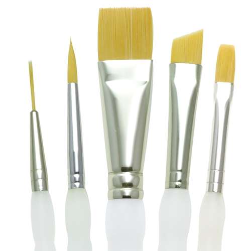 Set B de 5 pinceaux Soft Grip Royal & Langnickel 