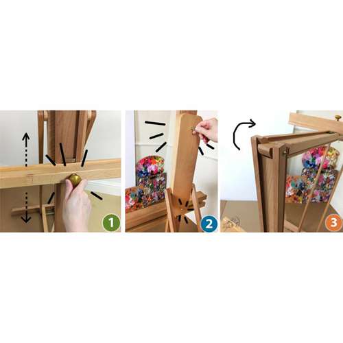 Chevalet table : comment transformer un chevalet en table par Amylee
