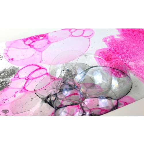 Peindre des oeuvres avec des bulles de savon par Amylee