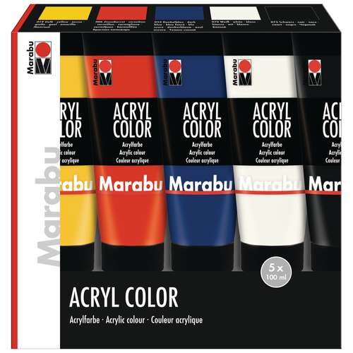 Set de peinture acrylique Acryl Color Marabu 