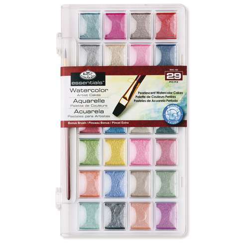 Coffret de 28 pastilles aquarelles Royal Langnickel 