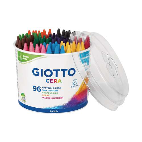 Coffret de 96 crayons à la cire Cera Giotto 