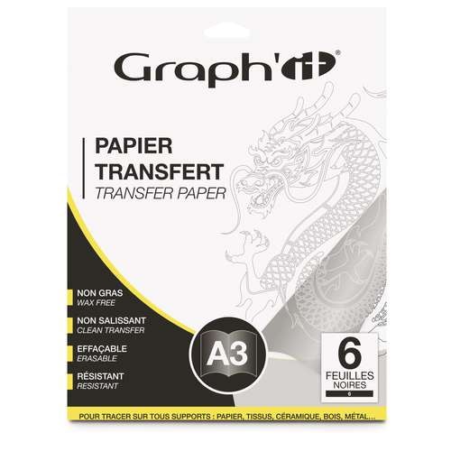 Xingzhi 100pcs a4 papier carbone noir black lisible transfert de