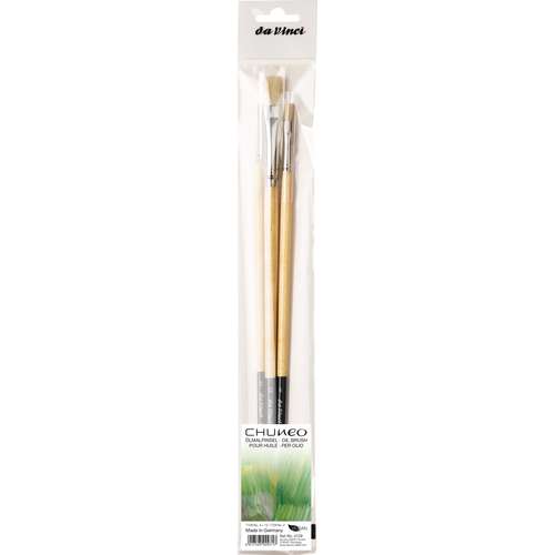 Roubloff - Set de 3 Pinceaux Peinture Synthétiques Professionnels Roubloff - Set de 3 Pinceaux Peinture Synthétiques Professionnels