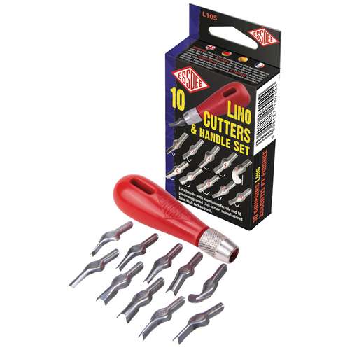 Set linogravure de 10 gouges Essdee 