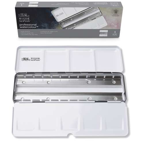 Coffret vide en métal Winsor & Newton 