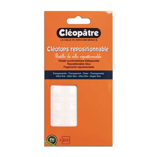 Pastille de colle repositionnable Cléotops Cléopâtre 