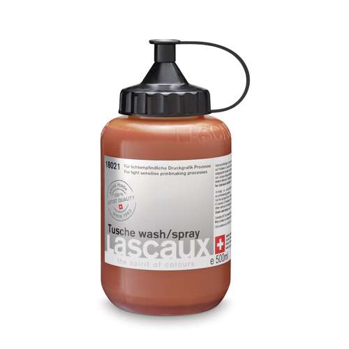 Encre aérographe et lavis Tusche wash/spray de Lascaux 