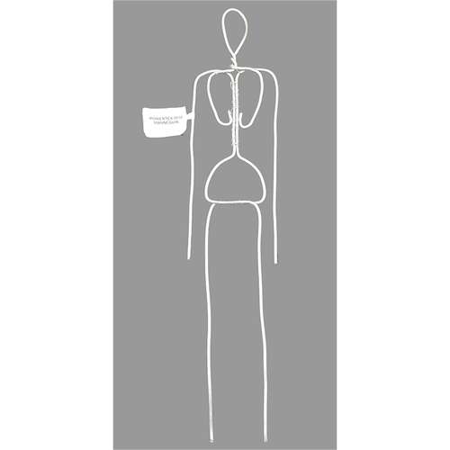 Figure en fil métallique Powertex, 38 cm 