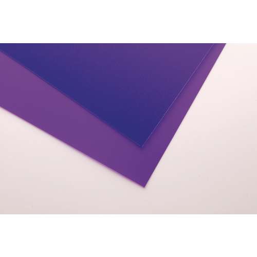 Cadre Photo 3D en Bois - Cadre Photo - 50x70 cm - Verre Transparent -  Violet / Blanc