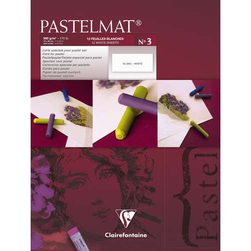 Bloc de 12 feuilles Pastelmat Version 3 - 360g/m² 