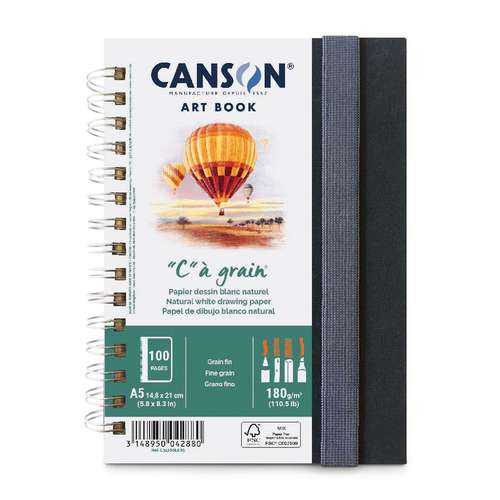Carnets Art Book Techniques Sèches “C” à grain®  Canson 