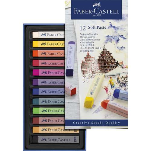 Coffret de pastels carrés Faber Castell 