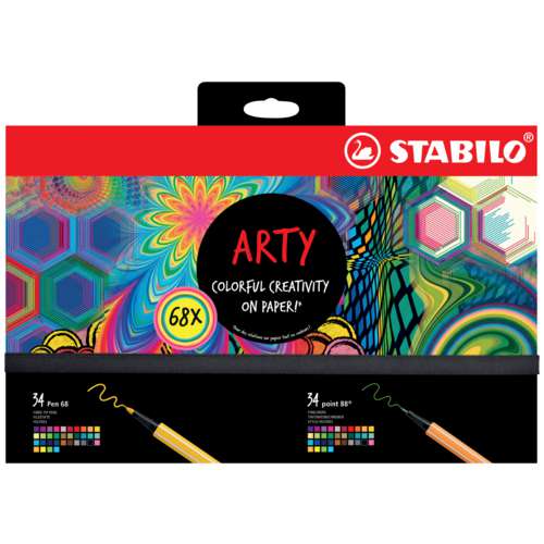 Sets de feutres STABILO® point 88 ARTY  Le Géant des Beaux-Arts - N°1 de  la vente en ligne de matériels pour Artistes