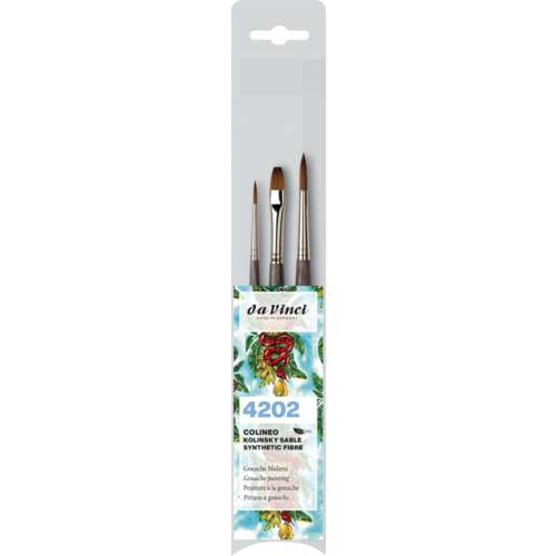 Set de pinceaux série 4202 da Vinci Colineo Gouache 