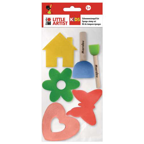 Set de tampons en mousse Marabru KiDS Little Artist 