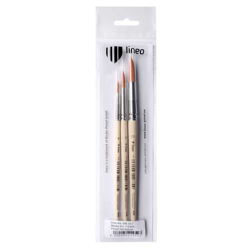 Set de pinceaux scolaires série 578 Lineo School Synthetics 