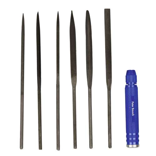 Set de 7 limes aiguilles Pebaro 