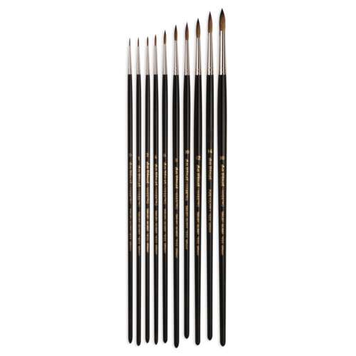 Pinceaux ronds pour peinture à l’huile série 1600 da Vinci 
