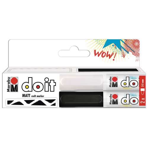 Set de 2 marqueurs acryliques Do It Marabu 
