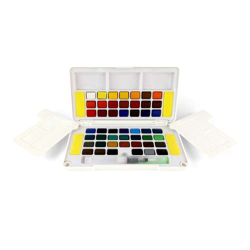 Coffret de 48 1/2 godets d'aquarelle - Edition Spéciale 25 ans 