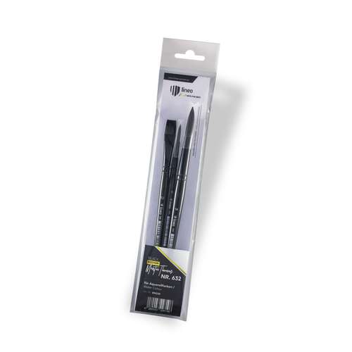 Set de pinceaux aquarelle Martin Thomas série 632 Lineo Black Edition 