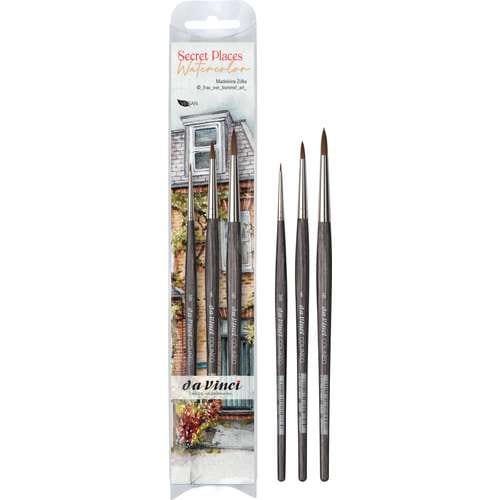 Set de pinceaux aquarelle Secret Places série 11747 da Vinci  