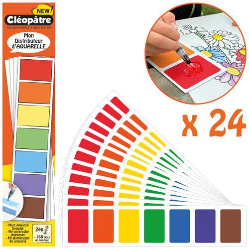 Distributeur de peinture aquarelle Cléopâtre 