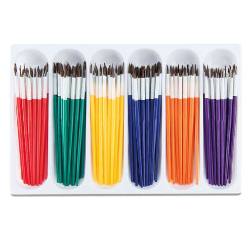 Coffret de 144 pinceaux ronds en poils naturels Royal Langnickel 