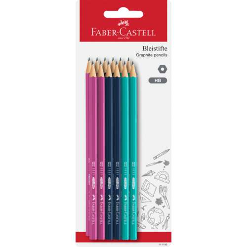 Set de 12 crayons graphite HB Faber-Castell 