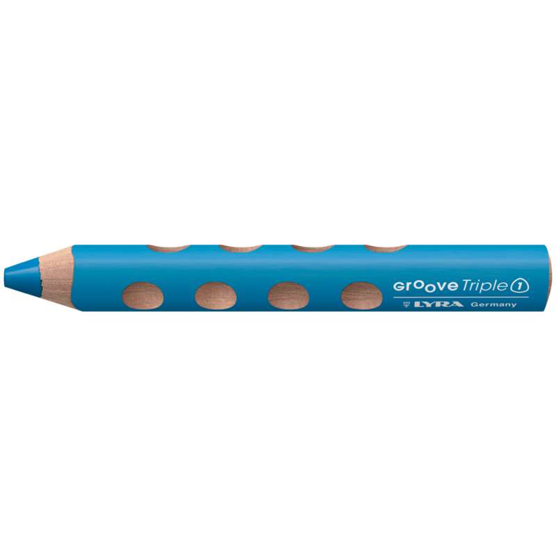 Crayons de couleur Lyra Groove® Triple 1, Bleu clair