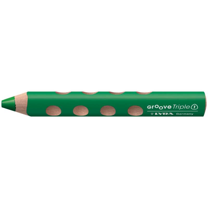 Crayons de couleur Lyra Groove® Triple 1, Vert permanent