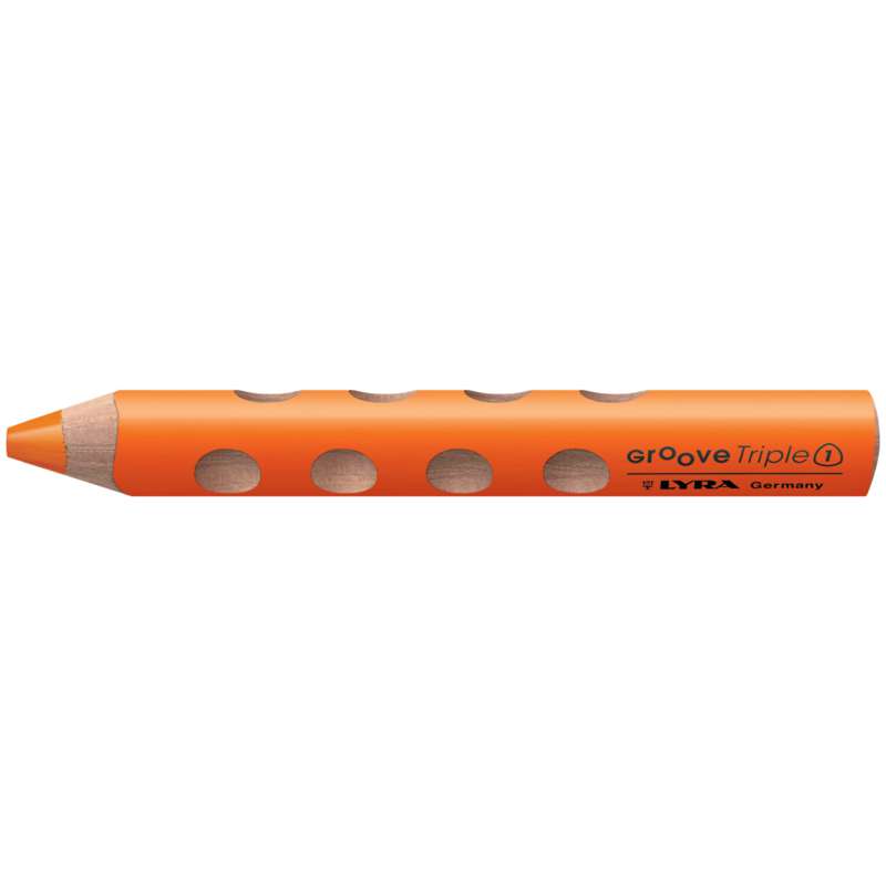 Crayons de couleur Lyra Groove® Triple 1, Orange