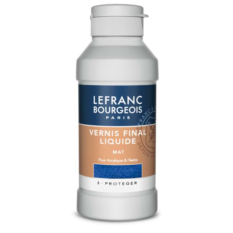 Vernis final liquide Lefranc & Bourgeois, 250 ml, Mat