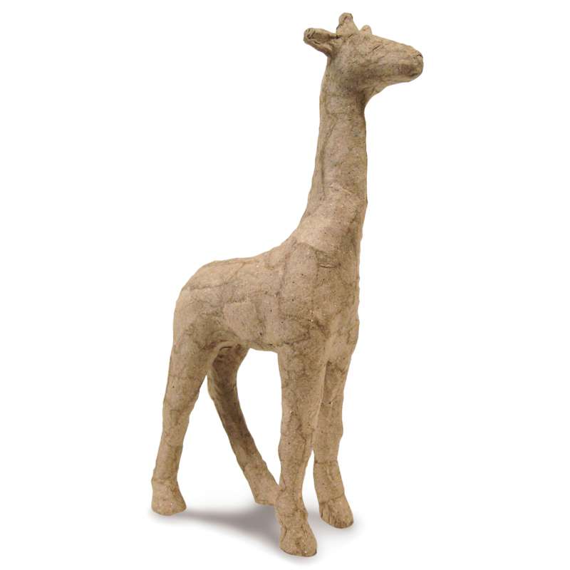 Girafe en papier mâché Décopatch, 15 cm