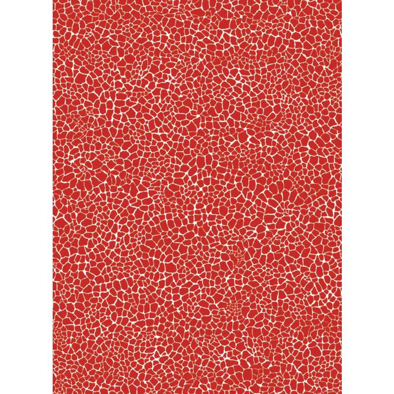 Papier Décopatch - 20g/m², 3 feuilles - 30 x 40 cm, Mosaique rouge