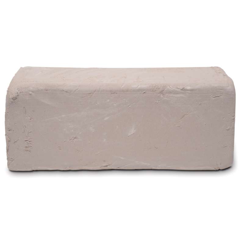 Argile scolaire blanche, pain de 10 kg, Blanc