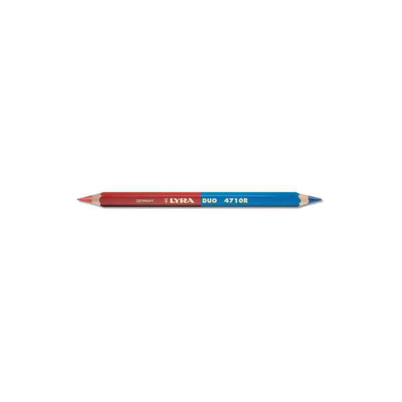 Crayon géant bicolore rouge/bleu