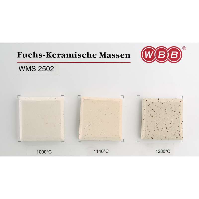 Argile WMS 2502 crème (avec éclat), Pain de 10kg