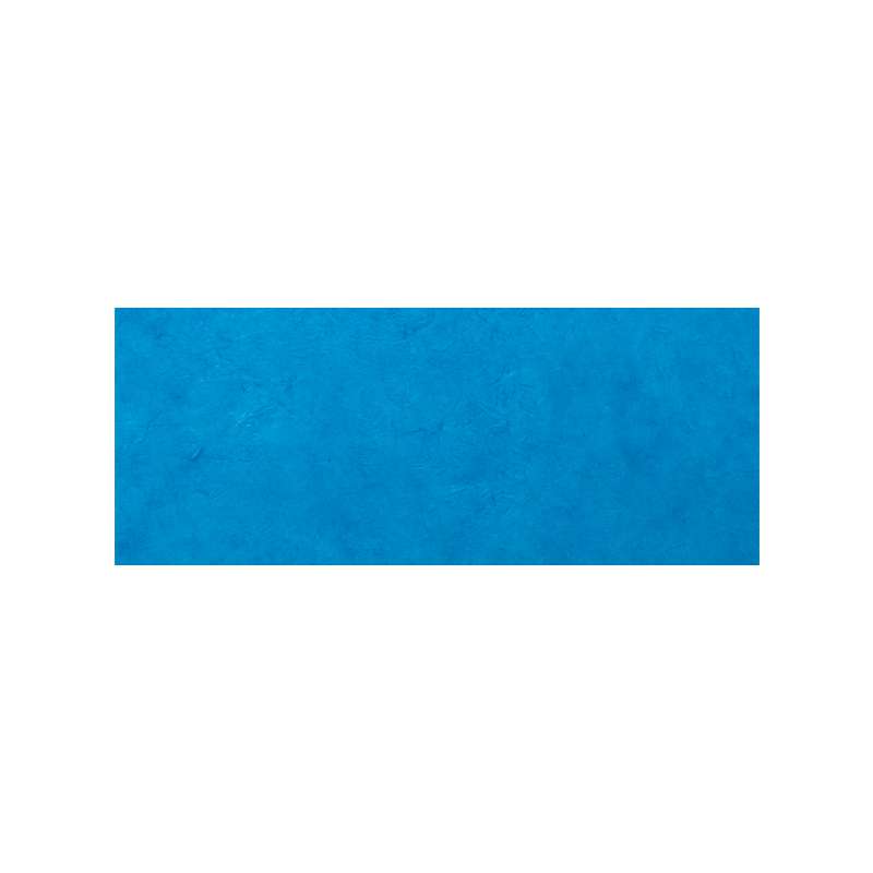 Papier de couleur à bords frangés Lokta, 50 x 75 cm - 105 g/m², Bleu roi
