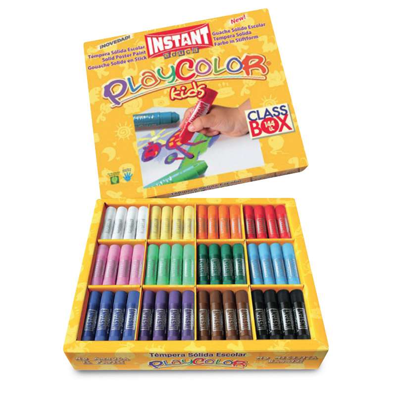 Gouache solide Playcolor Kids, 144 couleurs