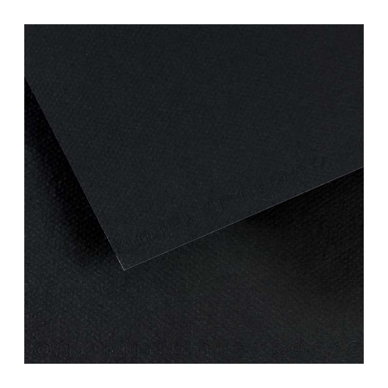 Papier mi-teintes Canson, 75 x 110 cm (Grand aigle) - 160 g/m², Noir