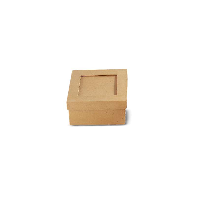 Lot de 2 boîtes: rondes, carrées ou rectangulaires., Carrée